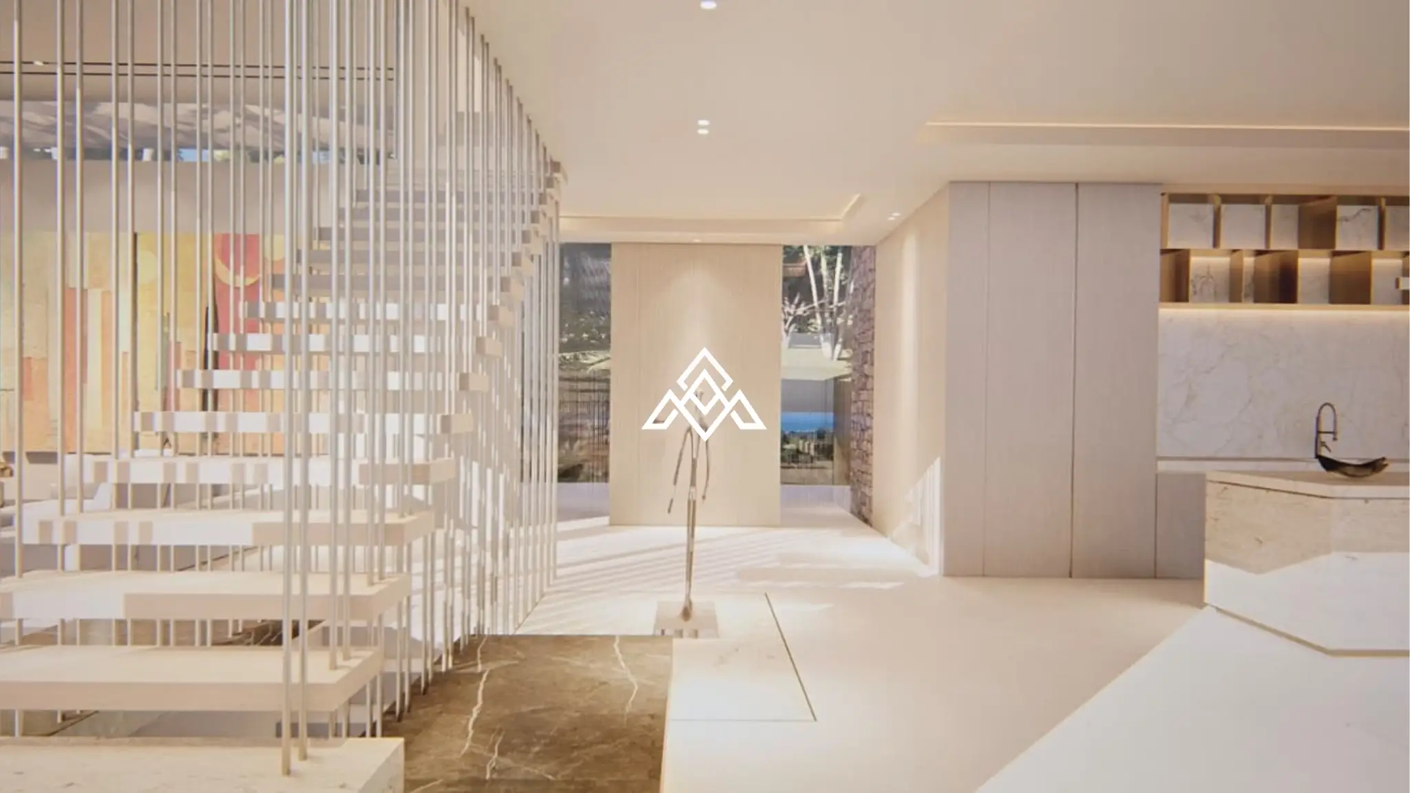MPA-0125 La Cala Golf plot for sale in Mijas Costa, featuring 1,733 m² of land, panoramic sea and golf views, and a unique architectural project.