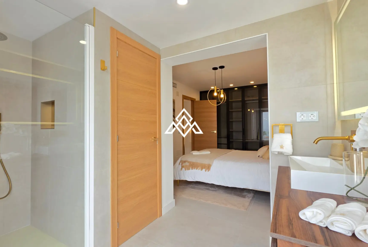 Discover this brand-new renovated villa in Riviera del Sol, Mijas Costa, with panoramic sea views, 3 bedrooms, 3 bathrooms and spacious terraces.