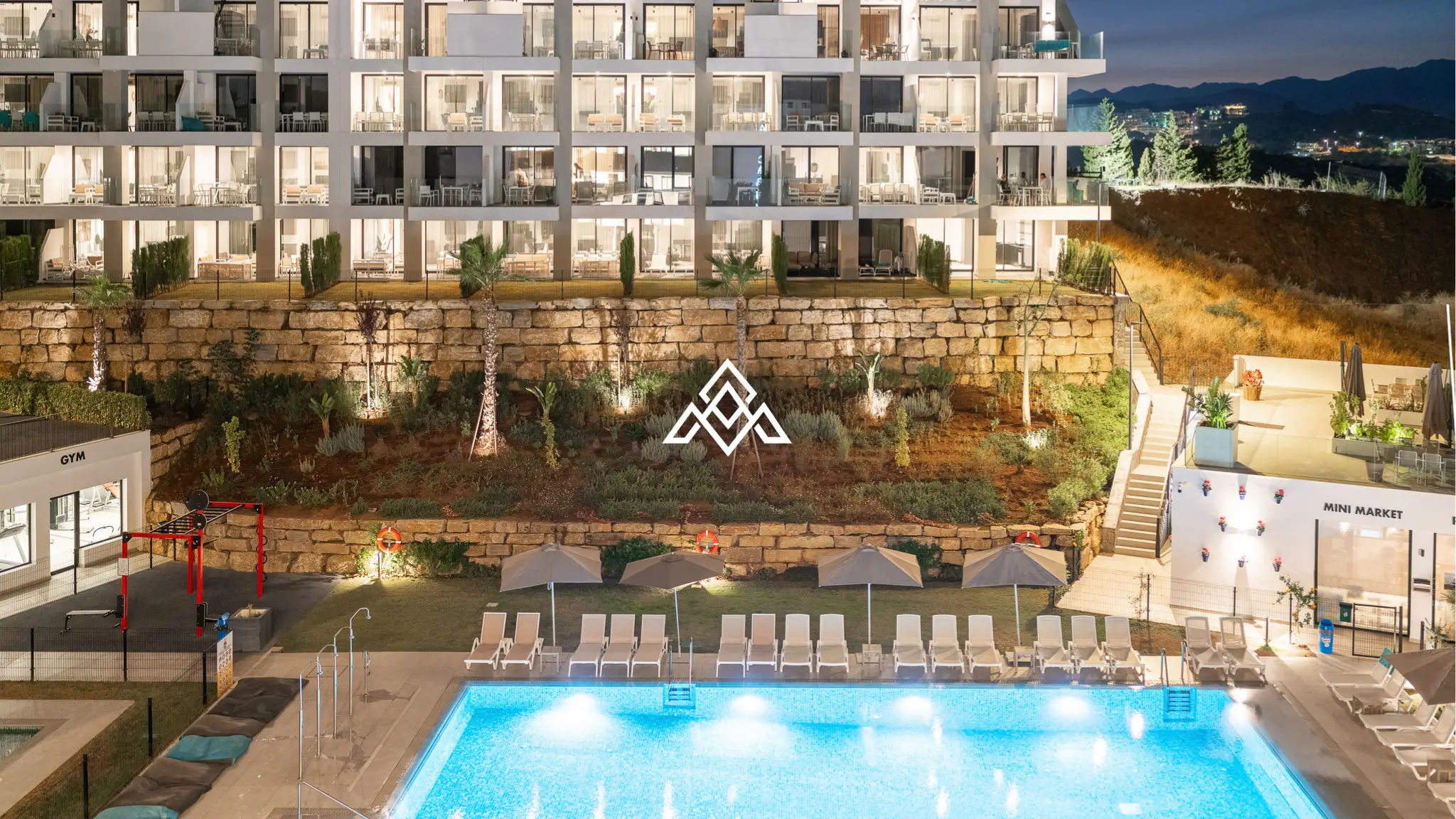 MPA-0133 Hacienda el Sueño Apartment with private garden terrace and pool views in Mijas