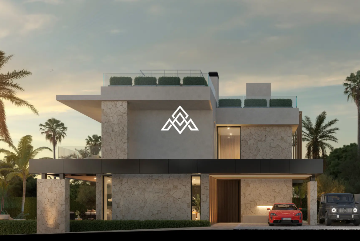 Luxury Los Monteros villa for sale with panoramic sea views, infinity pool and rooftop jacuzzi in Marbella.