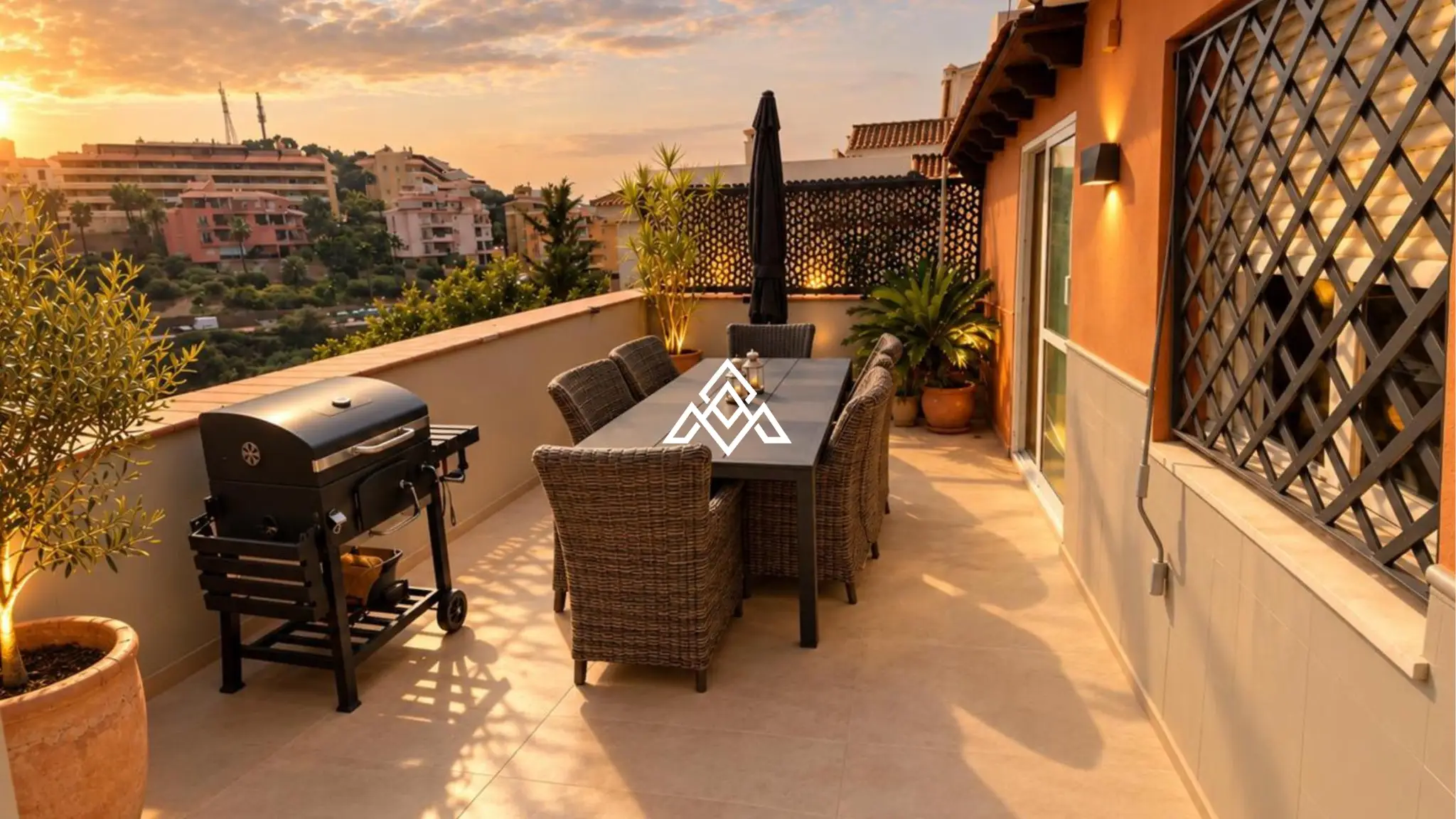 Riviera del Sol Penthouse with 60 m² terrace and golf course views in Mijas Costa