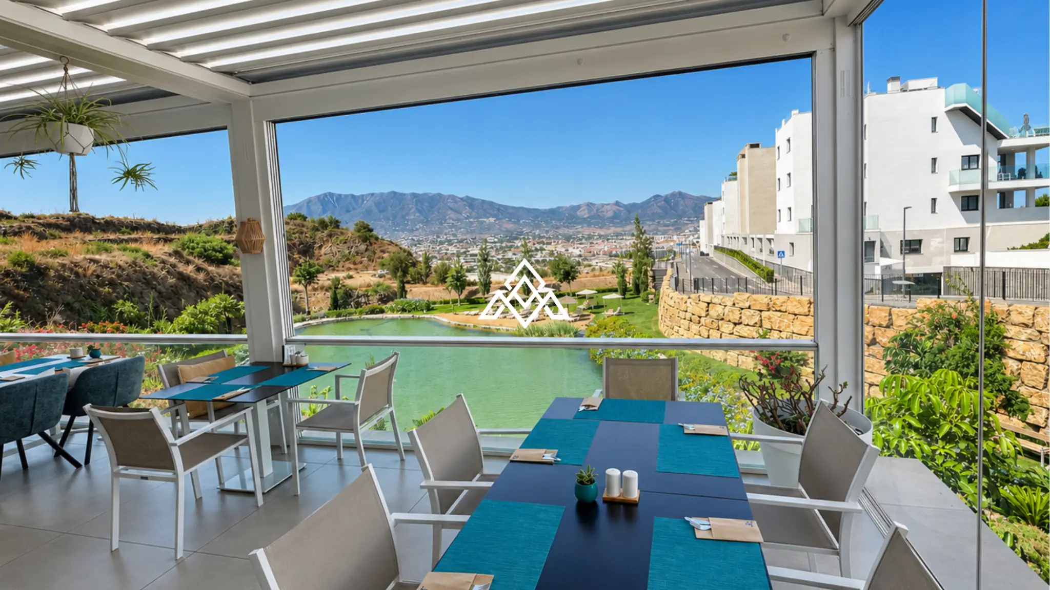 MPA-0133 Hacienda el Sueño Apartment with private garden terrace and pool views in Mijas