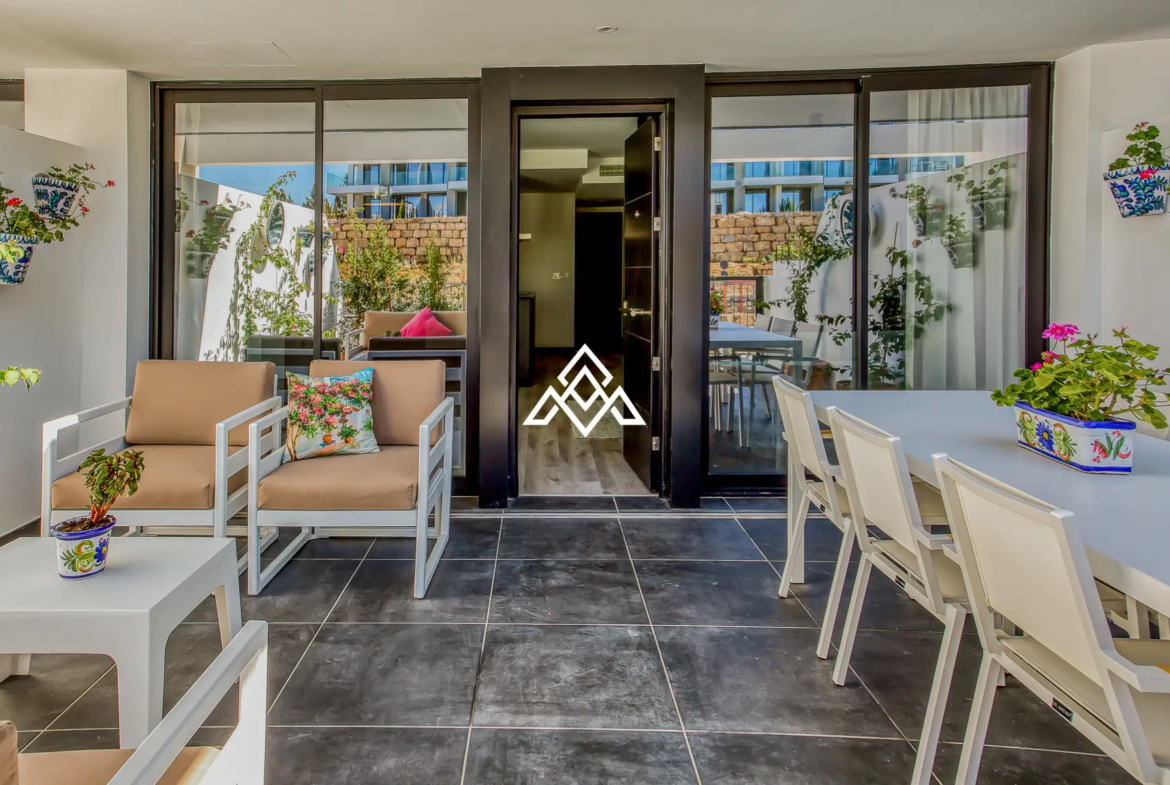 Hacienda el Sueño Apartment with 29 m² terrace and swimming pool views in Mijas