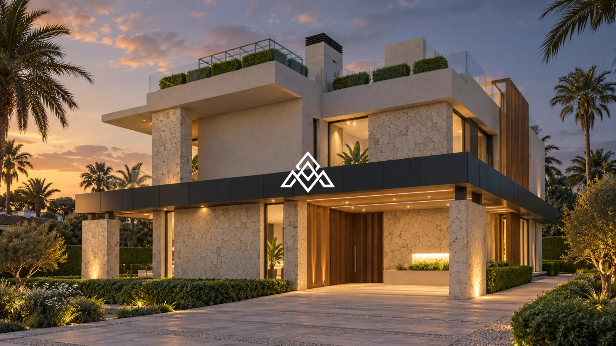 Luxury Los Monteros villa for sale with panoramic sea views, infinity pool and rooftop jacuzzi in Marbella.